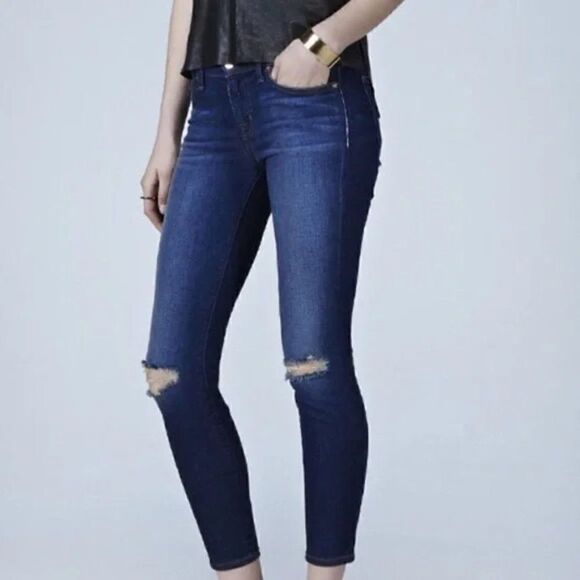 J Brand Denim Destressed Alta Jeans Size 26 - Picture 1 of 7
